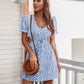 Ditsy Floral Cutout Puff Sleeve Mini Dress, 3 Colors
