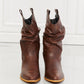 Texas Scrunch Cowboy Boots in Brown