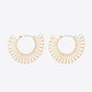 5-Pair 18K Gold-Plated Cutout Earrings Set