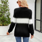 Contrast Round Neck Sweater