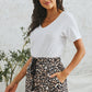Full Size Leopard Drawstring Waist Shorts with Side Pockets