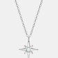 Moissanite North Star Pendant 925 Sterling Silver Necklace