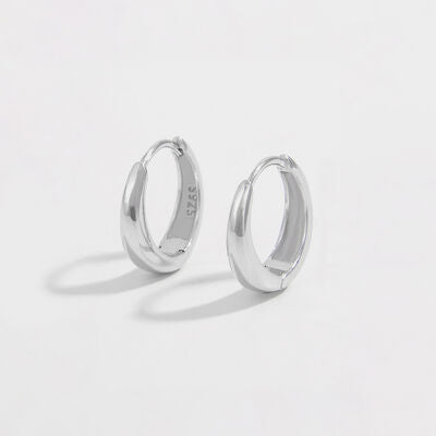 925 Sterling Silver Huggie Earrings