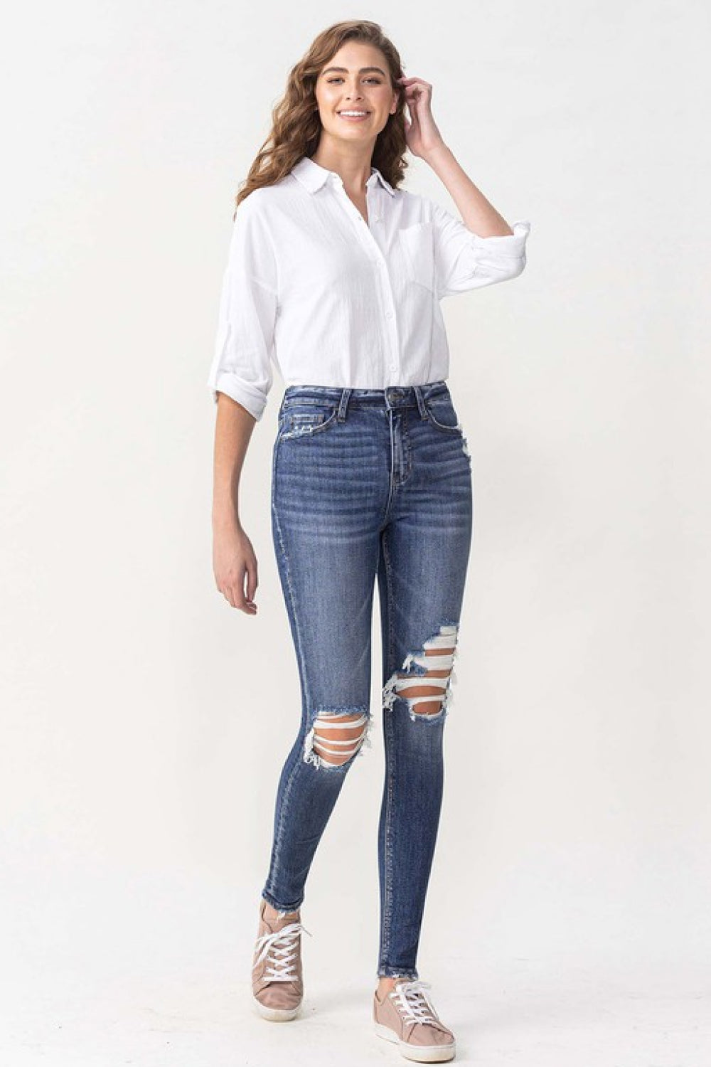 Lovervet Hayden Full Size High Rise Skinny Jeans