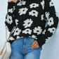 Floral Round Neck Sweater