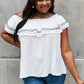 Off The Shoulder Ruffle Blouse