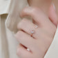 Moonstone 18K Rose Gold-Plated Open Ring