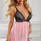 Lace Cups Tulle Babydoll Set ( G-string Included)