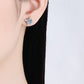 Four Leaf Clover 2 Carat Moissanite Stud Earrings