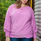 Plus Size Contrast Stitching Long Sleeve T-Shirt