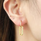 Geometric Copper Earrings