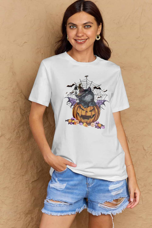 Jack-O'-Lantern Graphic T-Shirt